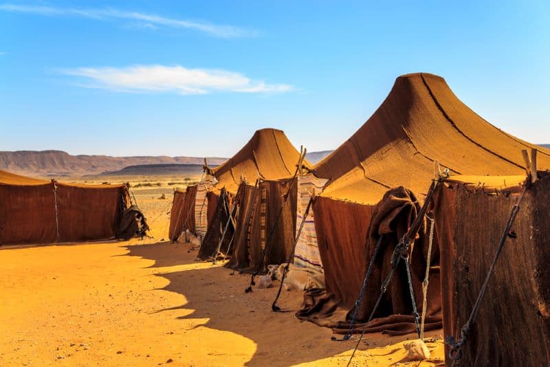 Haimas en el desierto Haimas en el desierto en Kam Kam Dunes