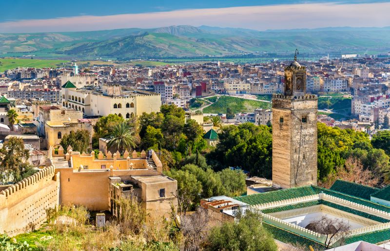 Imagen de la mezquita de Fez